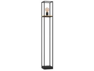 Eglo Libertad staanlamp E27 max. 40W zwart/hout