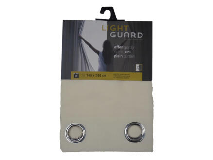 Finesse Light Guard gordijn 140x280 cm ring cream 1