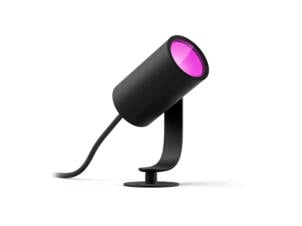 Philips Hue Lily White and Color Ambiance spot LED extérieur à poser 8W noir