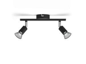 Philips Limbali barre de spots LED GU10 max. 2x50 W noir