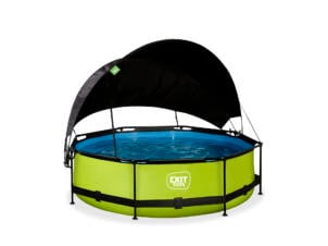 Exit Toys Lime zwembad 300x76 cm + filterpomp + schaduwdoek