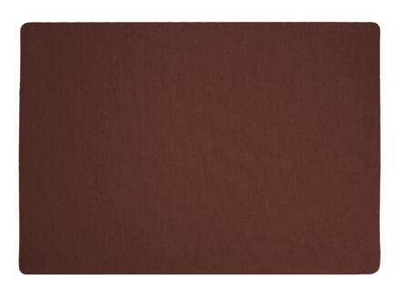 Finesse Lino placemat 43x30 cm chocolade 1