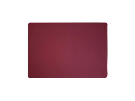 Finesse Lino set de table 30x43 cm rouge vin 1
