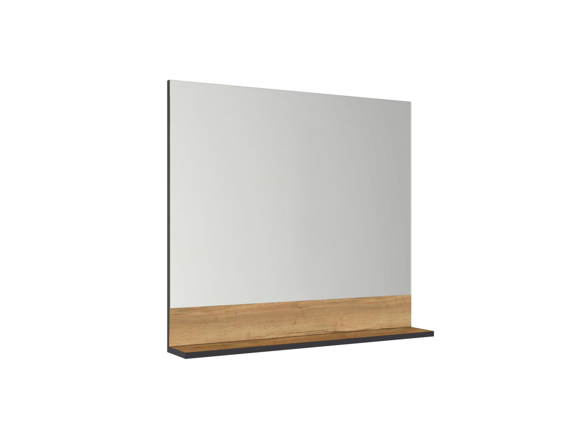 Allibert Loft-Game miroir avec tablette 80x71,6 cm chêne halifax