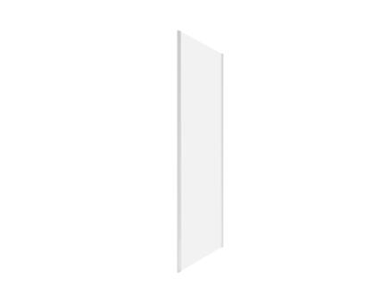 Allibert Loft-Game paroi de douche 90x200 cm verre transparent blanc 1