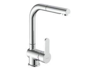 Schutte London robinet mitigeur cuisine avec bec extractible chrome