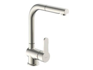 Schutte London robinet mitigeur cuisine avec bec extractible inox