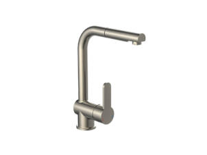 Schutte London robinet mitigeur cuisine avec bec extractible inox