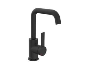Schutte Los Angeles mitigeur lavabo noir mat