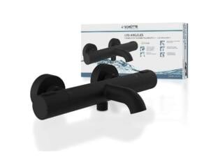 Schutte Los Angeles mitigeur thermostatique baignoire et douche noir mat
