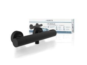 Schutte Los Angeles mitigeur thermostatique douche noir mat