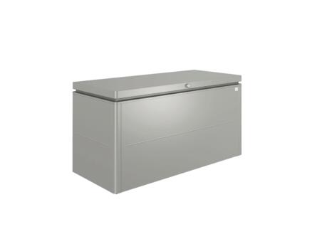 Biohort LoungeBox 160 kussenbox 160x70x83,5 cm kwartsgrijs metallic 1
