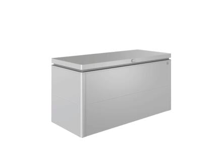 Biohort LoungeBox 160 kussenbox 160x70x83,5 cm zilver metallic 1