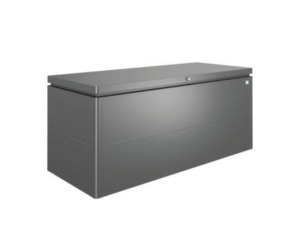 Biohort LoungeBox 200 coffre de jardin 200x85x90 cm gris foncé métallique 1
