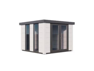 Telluria Luminato 3030 WH abri de jardin en métal 298x298x219 cm blanc