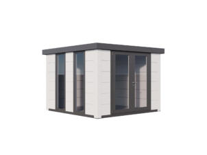 Telluria Luminato 3030 WH metalen tuinhuis 298x298x219 cm wit