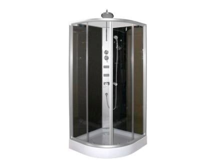 Aqualine Luna cabine de douche complète 90x90x230 cm quart de rond 1