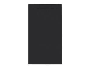 Allibert Luna receveur de douche rectangle 160x90x3 cm polybéton noir