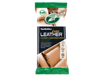 Turtle Wax Luxe Leather Cleaner & Conditioner reinigingsdoekjes 24 stuks 1