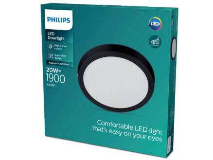 Philips Magneos LED plafondlamp rond 20W zwart 1