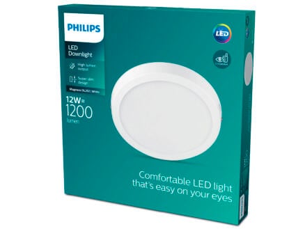 Philips Magneos plafonnier LED rond 12W blanc 1