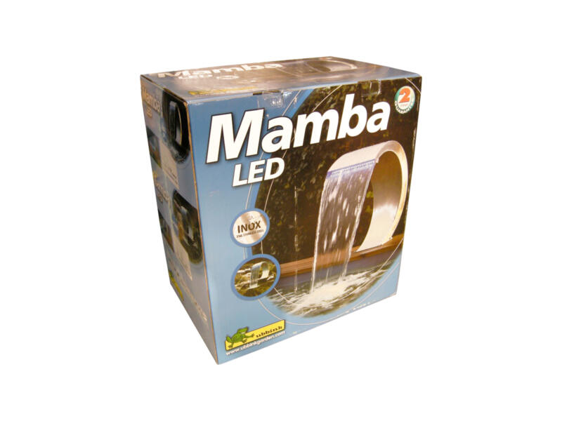 Ubbink Mamba cascade lame d'eau étang/piscine LED