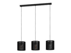 Eglo Manby hanglamp E27 max. 3x40 W zwart