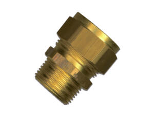 Saninstal Manchon réduit bicône M 3/8" x 12mm laiton