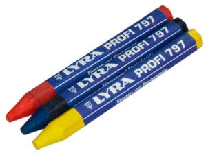Markeerkrijt 12cm 3 stuks
