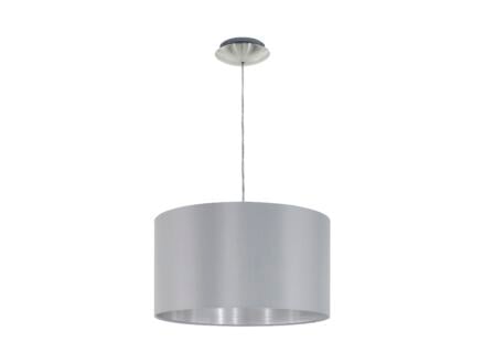 Eglo Maserlo hanglamp E27 max. 60W 38cm nikkel mat grijs
