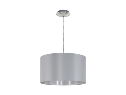 Eglo Maserlo suspension E27 max. 60W 38cm nickel mat gris