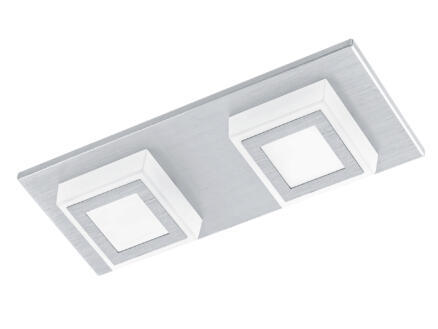 Eglo Masiano spot de plafond LED 2x3,3 W aluminium 1