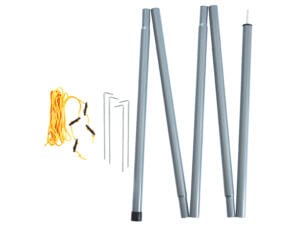 Practo Garden Mât pour voile d'ombrage 250cm + corde