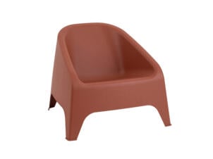 Matera loungestoel terracotta