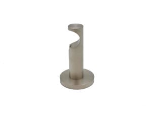 My Deco Max muursteun gordijnroede 28mm 8cm inox look