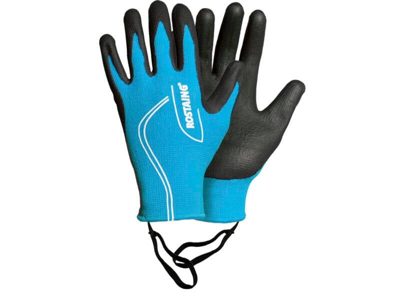 Maxteen gants de jardinage pour enfants 10/12 ans polyamide bleu
