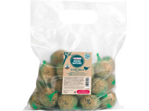 Menu Nature Menu Nature boule de graisse pour mésange 2,25kg 25 pièces
