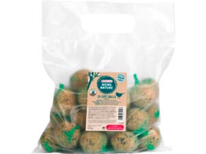 Menu Nature Menu Nature mezenbol in net 2,25kg 25 stuks