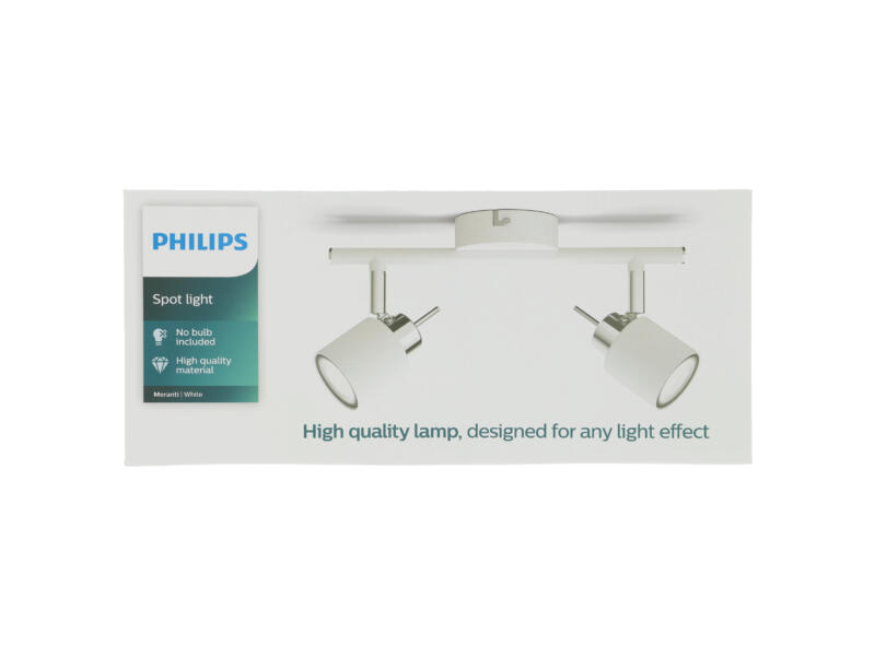 Philips Meranti Lampada con 3 Faretti, senza Lampadina, Nickel Philips Meranti Lampada con 3 Faretti, senza Lampadina, Nickel