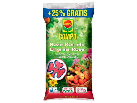 Compo Meststof roze korrel 8kg + 25% gratis 1
