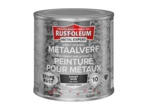 Rust-oleum Metal Expert metaalverf hamerslag 250ml zwart