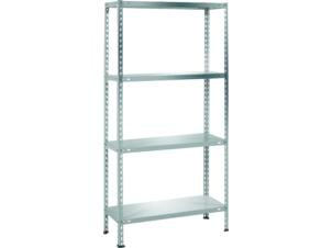 Practo Home Metal Rack étagère 150x75x30 cm métal galva