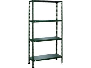 Practo Home Metal Rack étagère 150x75x30 cm métal noir