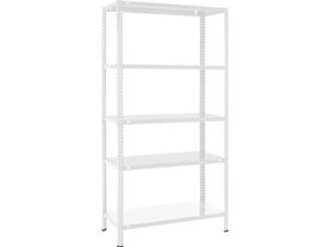 Practo Home Metal Rack étagère 180x90x40 cm métal blanc