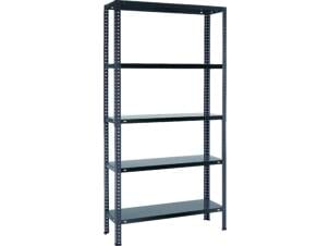 Practo Home Metal Rack opbergrek 180x90x30 cm metaal zwart