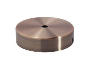 Chacon Metallic plafondkapje 1 gat 10cm koper