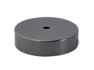 Chacon Metallic plafondkapje 1 gat 10cm titanium