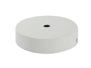 Chacon Metallic plafondkapje 1 gat 10cm wit