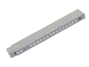Mack Mètre pliant 2m matière synthétique blanc