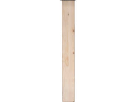Meubelpoot 90x90 mm 72cm grenen